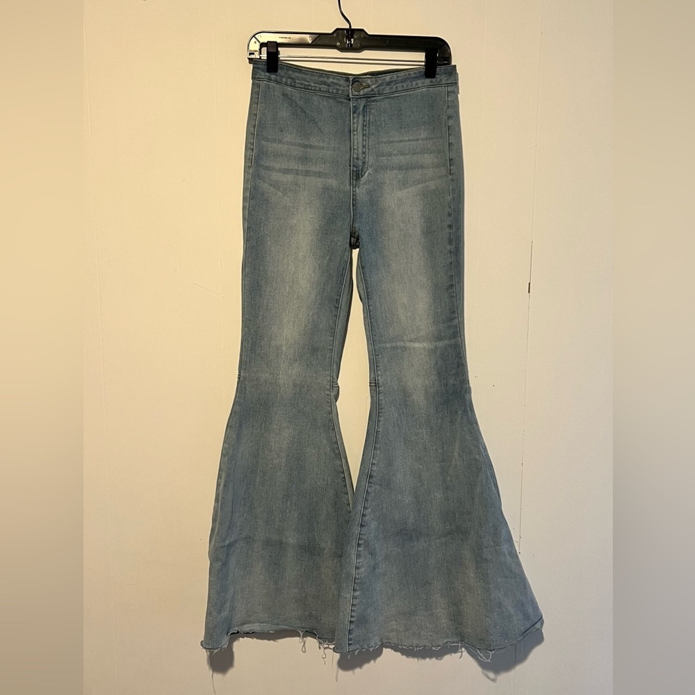 Blank Page Denim Collection Flare Jeans Hippy Pants 30